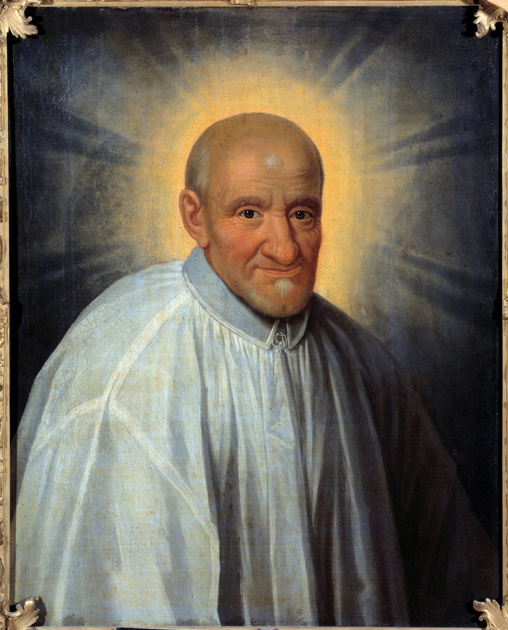 Portret św. Wincentego a Paulo (1576-1660), Chamoniera Galerie i Założyciela Zgromadzenia Sióstr Miłosierdzia Obraz autorstwa Simona Francois (1576-1660) 1660 nd. 0,81 x 0,65 m² autorstwa Simon Francois