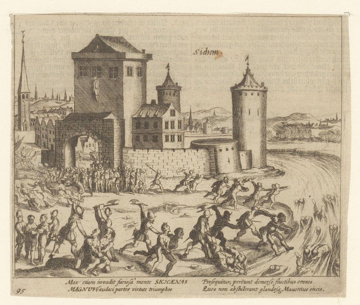 „Ukaranie Zichema”, 1578 r. autorstwa Simon Frisius