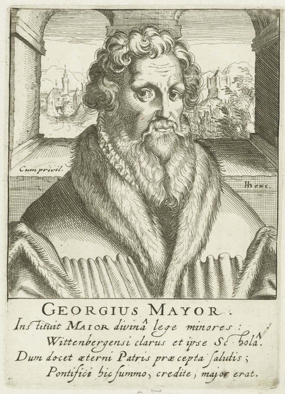 Portret Georgiusa Mayra autorstwa Simon Frisius