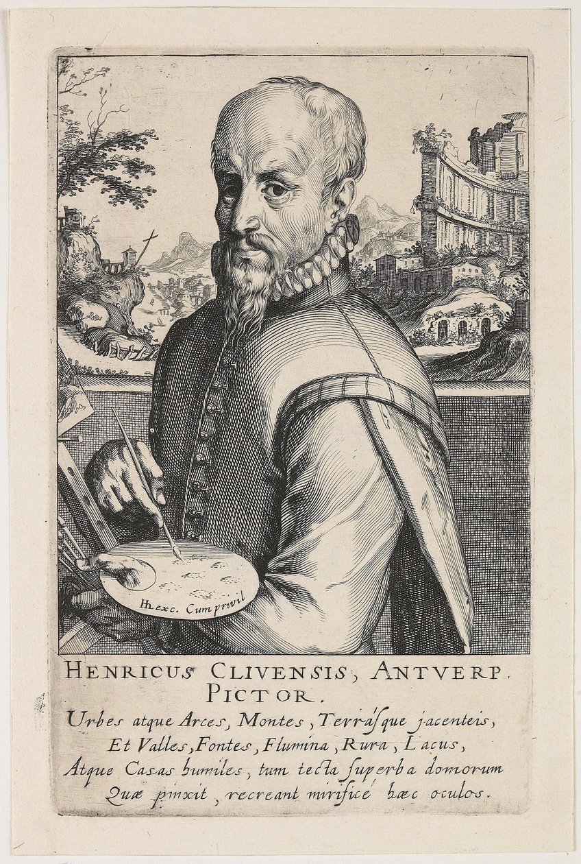 Portret Hendrika van Cleefa autorstwa Simon Frisius