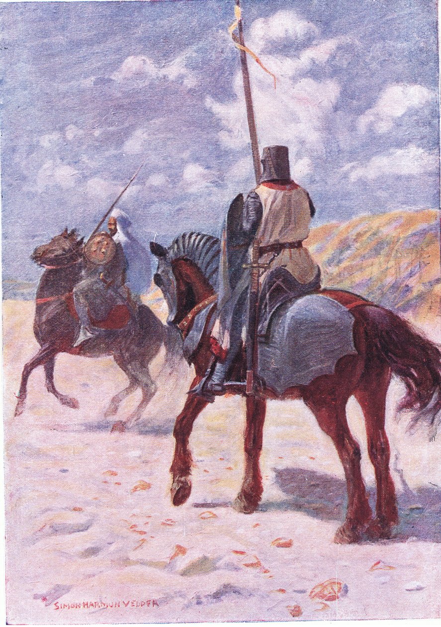 Za trzecim razem Saracen zbliżył się w ten sam sposób autorstwa Simon Harmon Vedder
