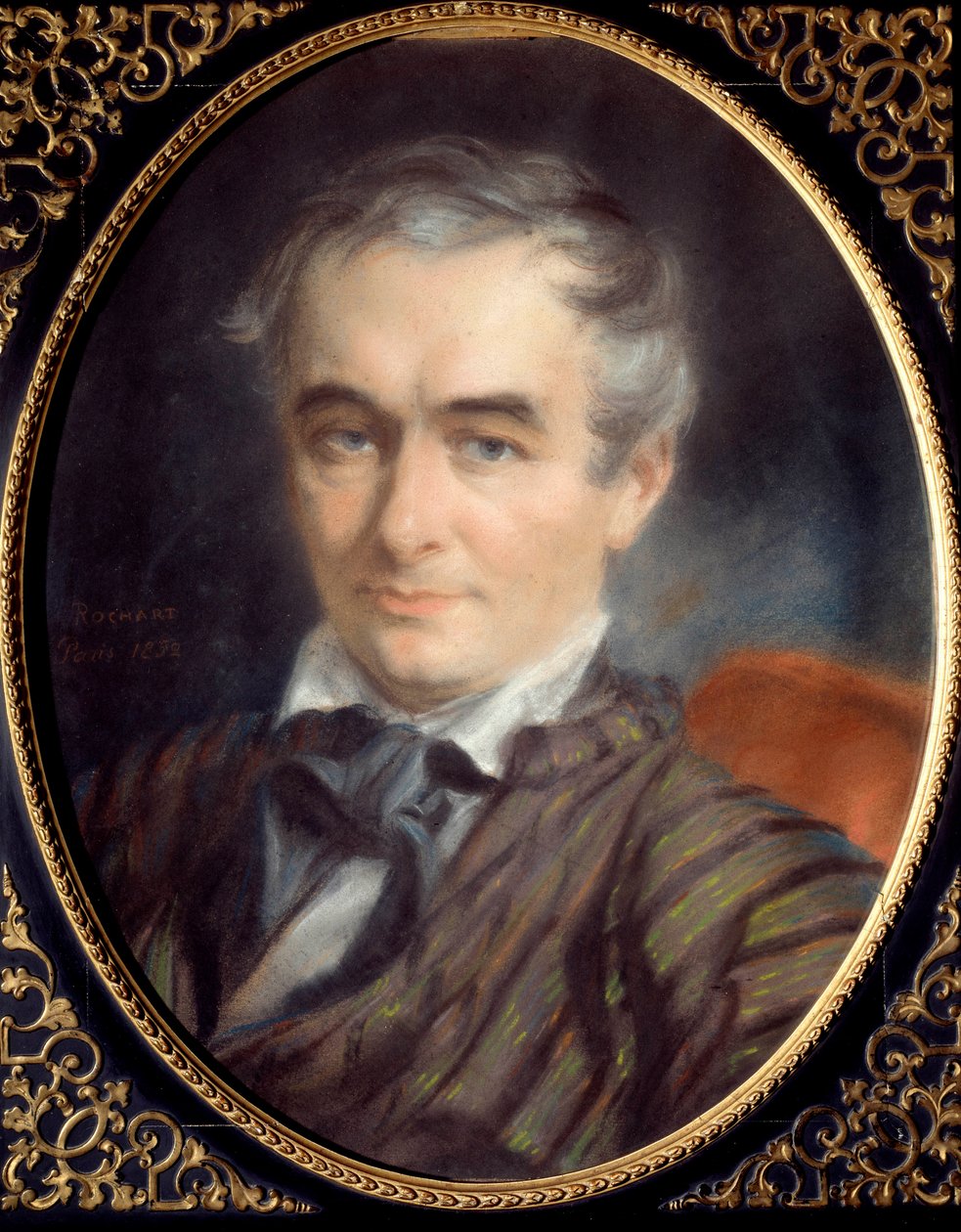 Portret Prospera Merimee (1803-1870), pisarza, historyka i francuskiego archeologa. Obraz Simona Rocharta (1788 - 1872) autorstwa Simon Jacques Rochard