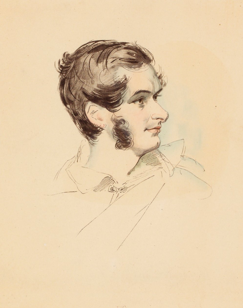 Portret pisarza Prospera Mérimée 1803-1870, ok. 1930 r. 1850. autorstwa Simon Jacques Rochard