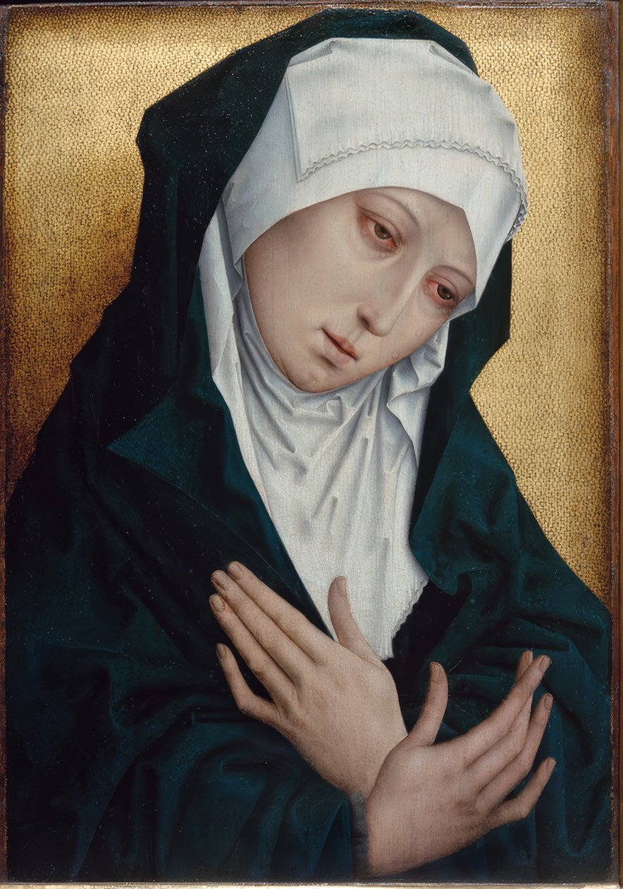 Mater Dolorosa autorstwa Simon Marmion (Werkstatt)