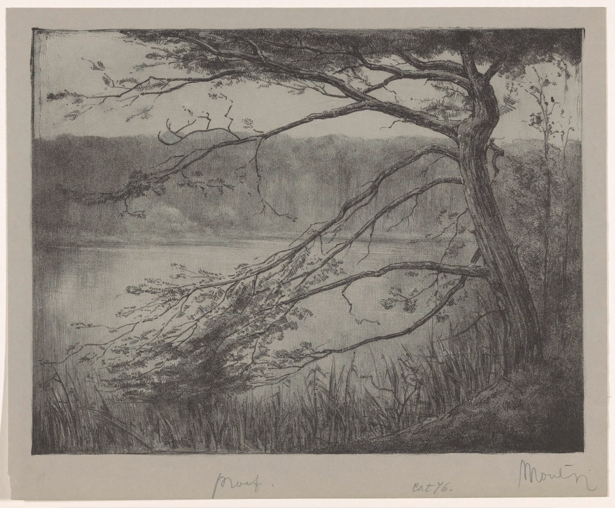 Ven w Oisterwijk autorstwa Simon Moulijn (signed by artist)