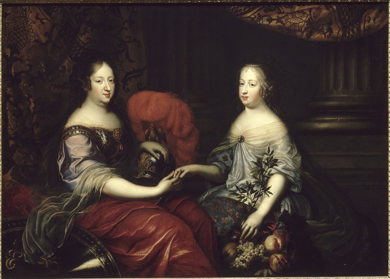 Anna Austriacka i Maria Teresa Austriacka, królowe Francji autorstwa Simon Renard de Saint Andre