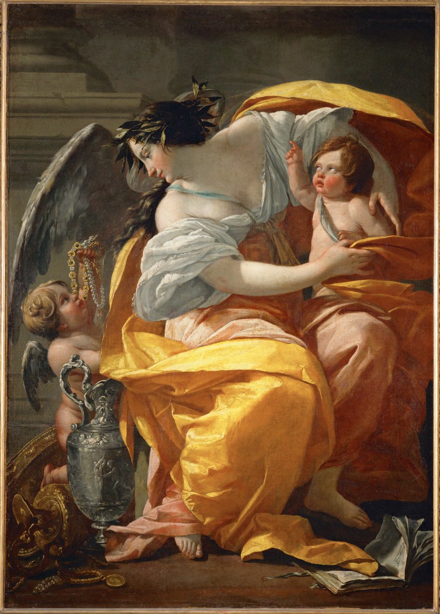 Allegorie de la Richesse - Alegoria bogactwa ... autorstwa Simon Vouet