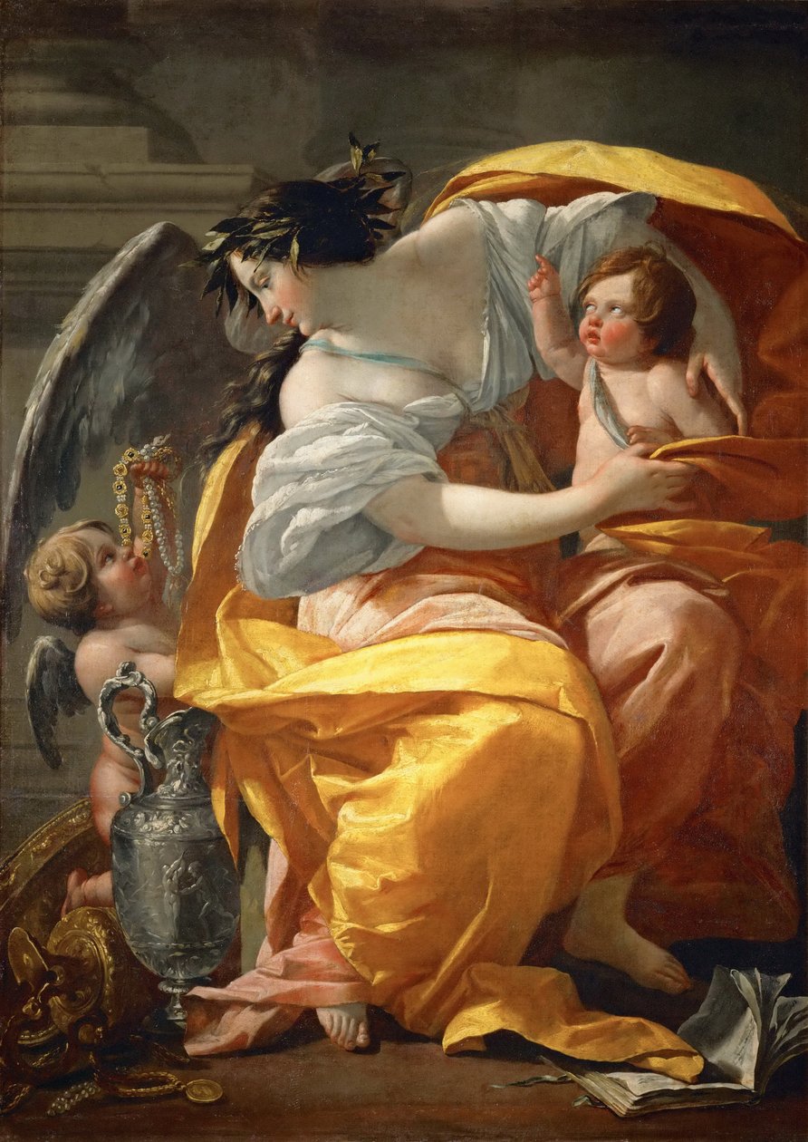 Alegoria bogactwa autorstwa Simon Vouet
