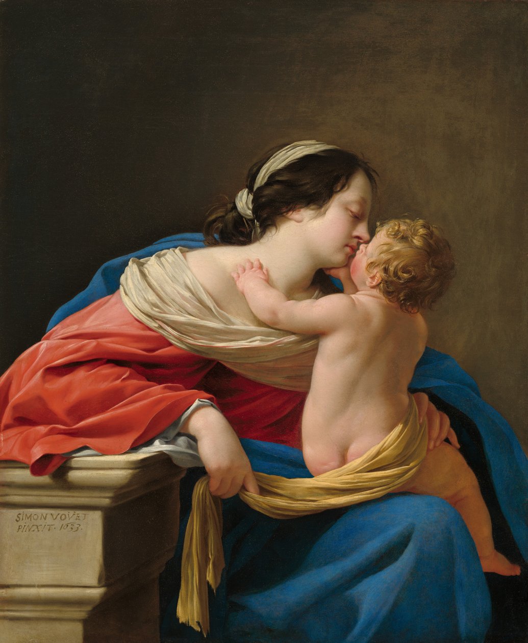 Madonna z Dzieciątkiem autorstwa Simon Vouet