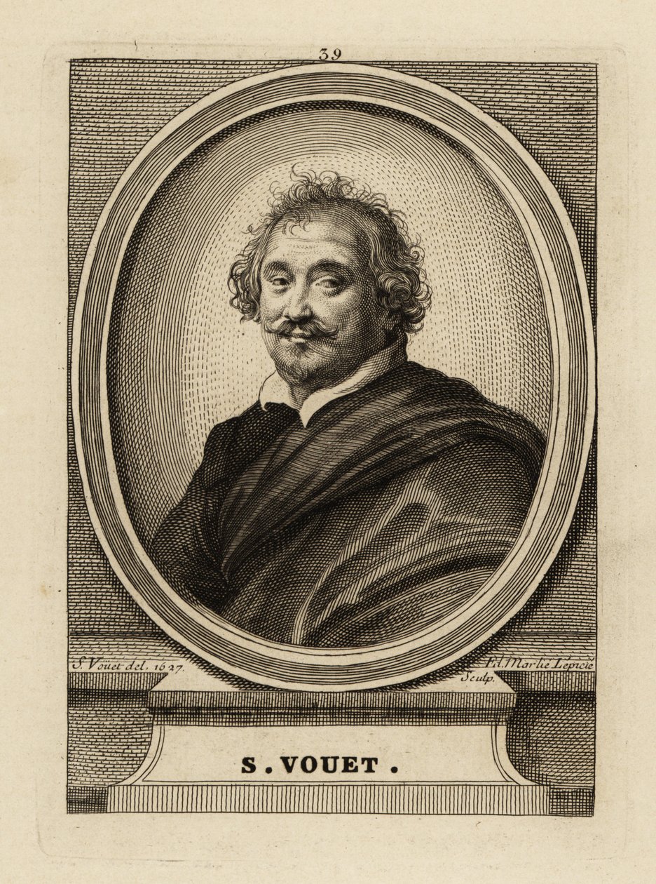 Portret Simona Voueta autorstwa Simon Vouet
