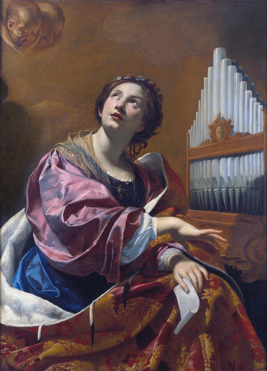 Święta Cecylia autorstwa Simon Vouet