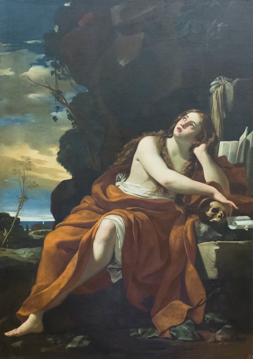 Polimento Penitente Santa Maria Madalena autorstwa Simon Vouet