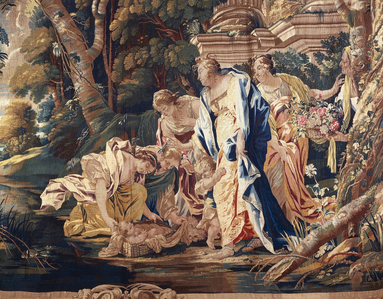 Znalezienie Mojżesza autorstwa Simon Vouet