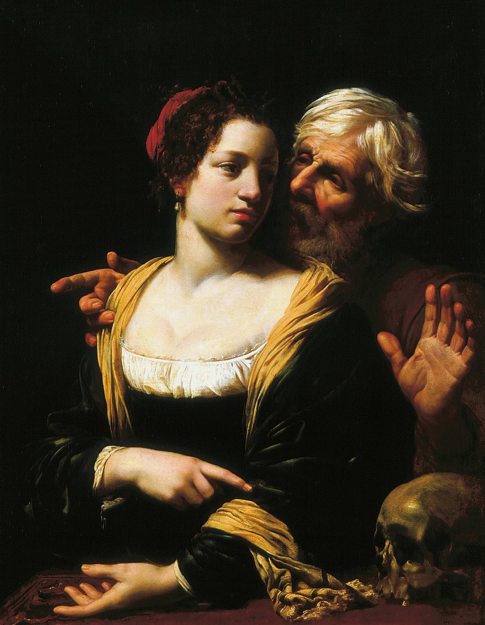 Źle dobrana para (Vanitas). autorstwa Simon Vouet