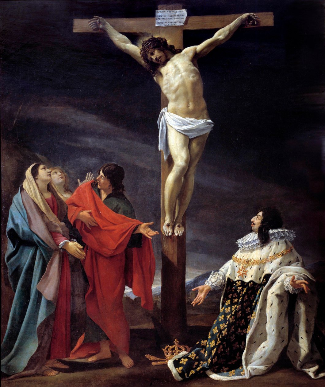 Ślub króla Ludwika XIII (1601-1643) Obraz Szymona Voueta (1590-1649) i warsztat autorstwa Simon Vouet