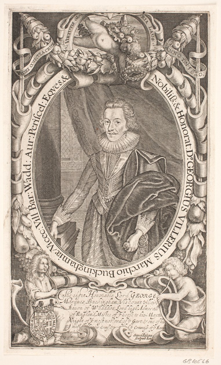 George Villiers z Buckingham autorstwa Simon de Pas