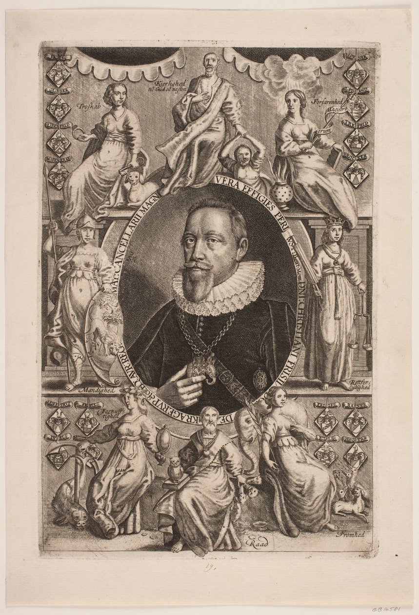 Kanclerz Christian Friis autorstwa Simon de Pas