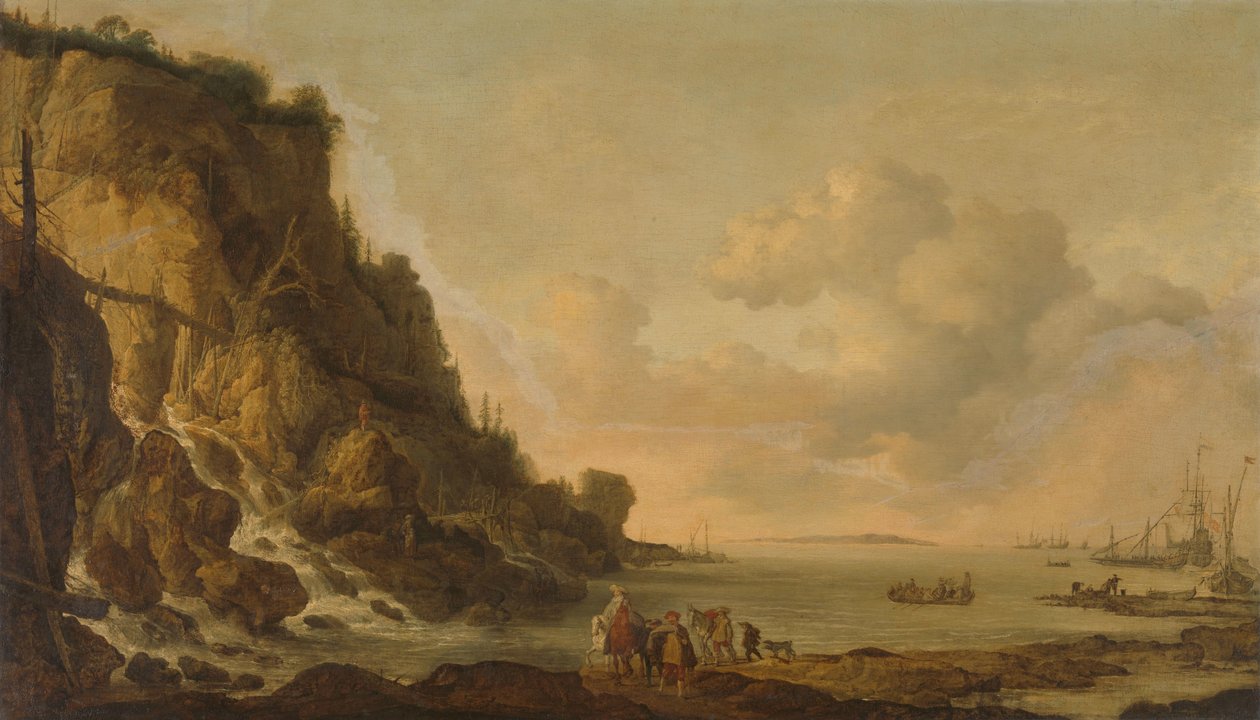 Skaliste Wybrzeże autorstwa Simon de Vlieger (attributed to)