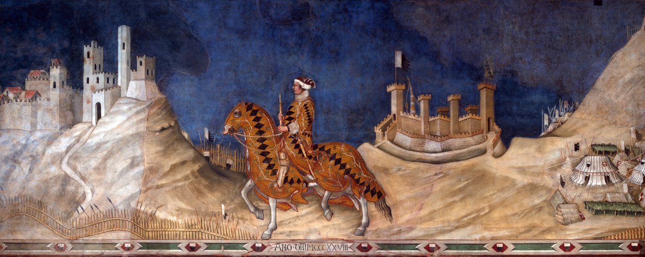 Guidoriccio da Fogliano autorstwa Simone Martini