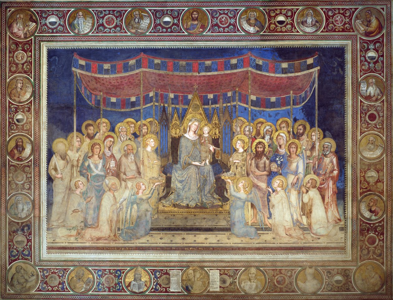Majestat autorstwa Simone Martini