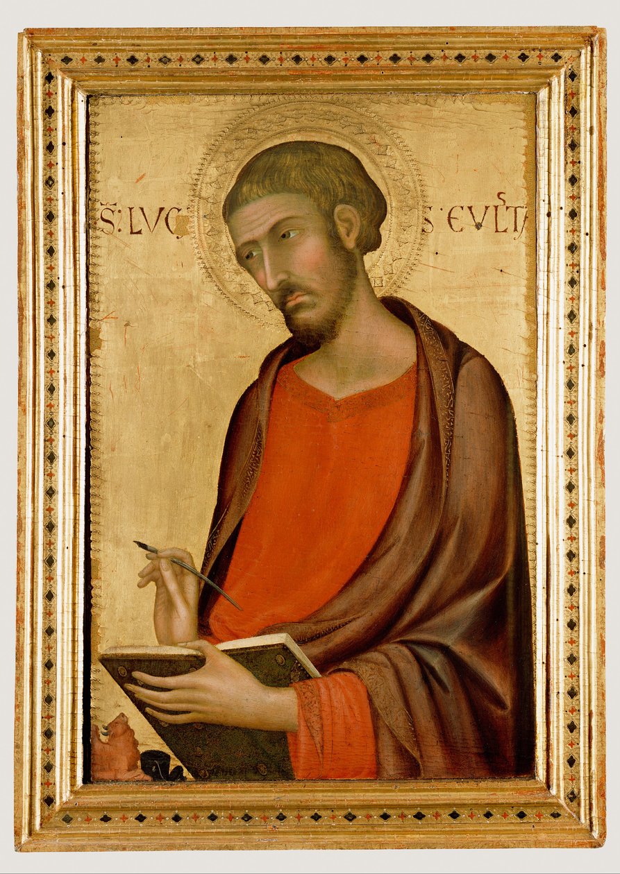 Św. Łukasz autorstwa Simone Martini