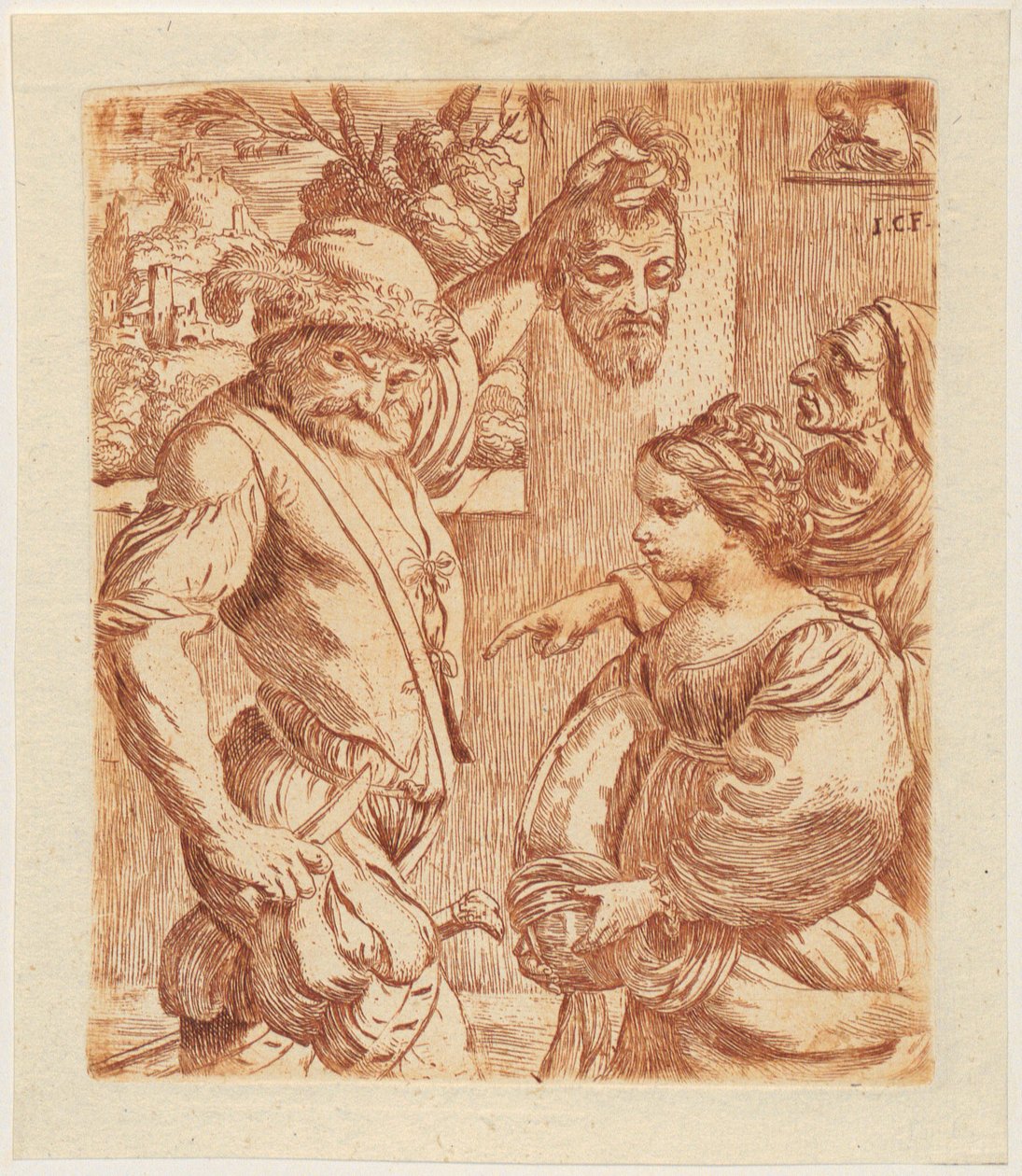 Heiliger Antonius von Padua autorstwa Simone Cantarini