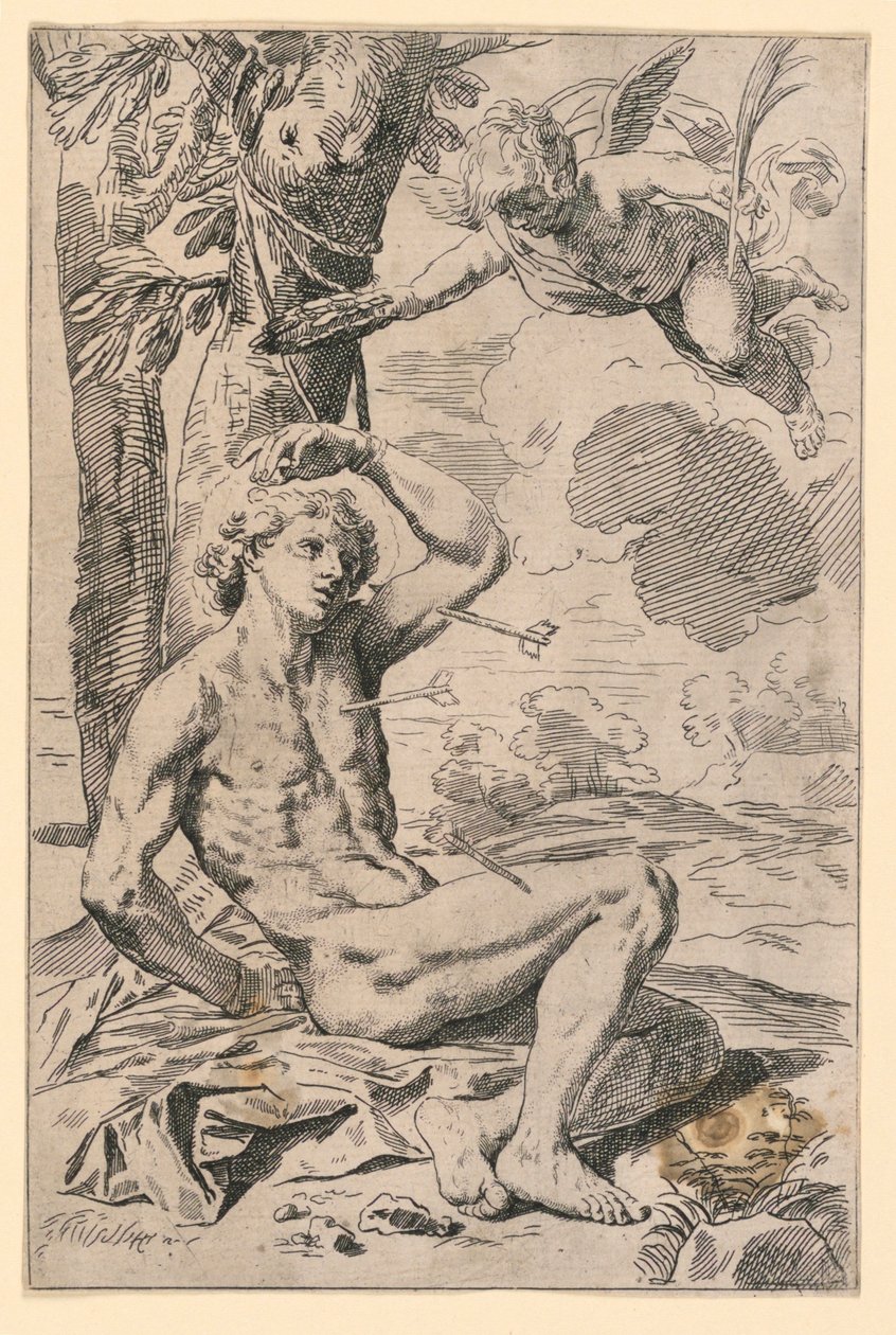 Św. Sebastian autorstwa Simone Cantarini