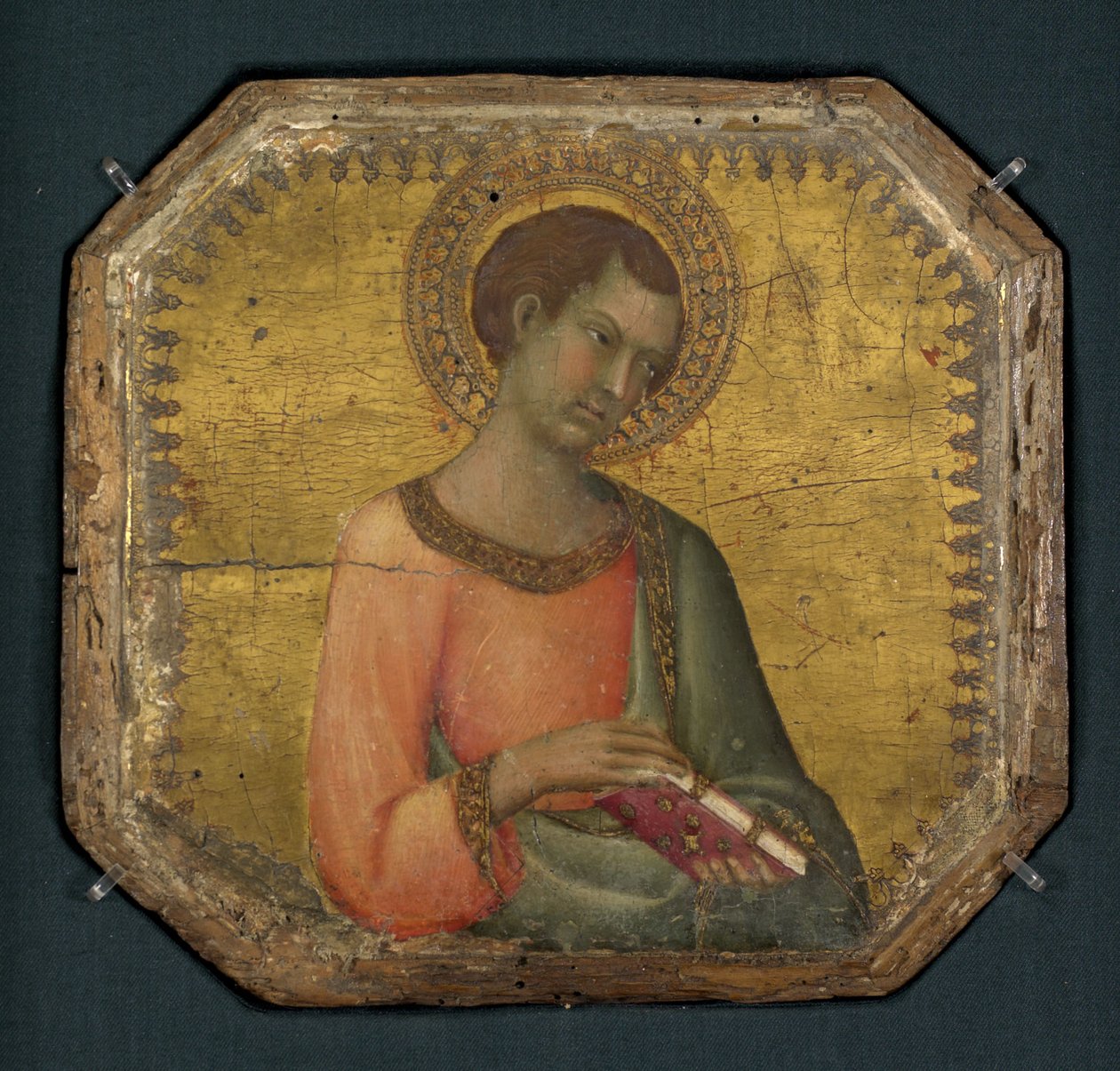 Święty trzymający księgę, 1344 autorstwa Simone Martini