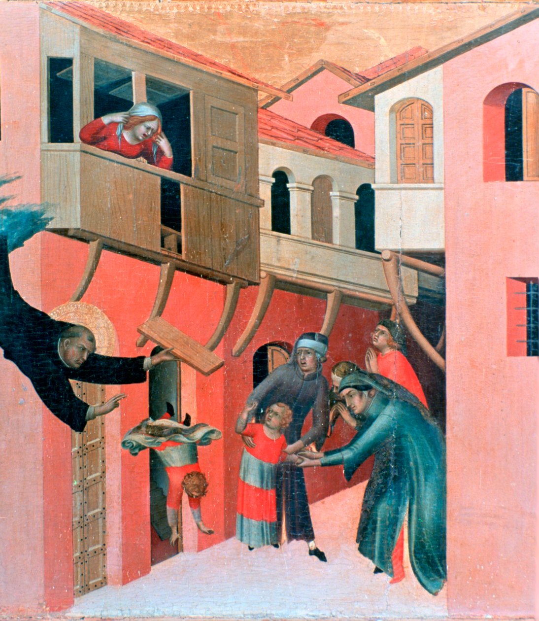 Ołtarz bł. Agostino Novello, detal, 1324 autorstwa Simone Martini