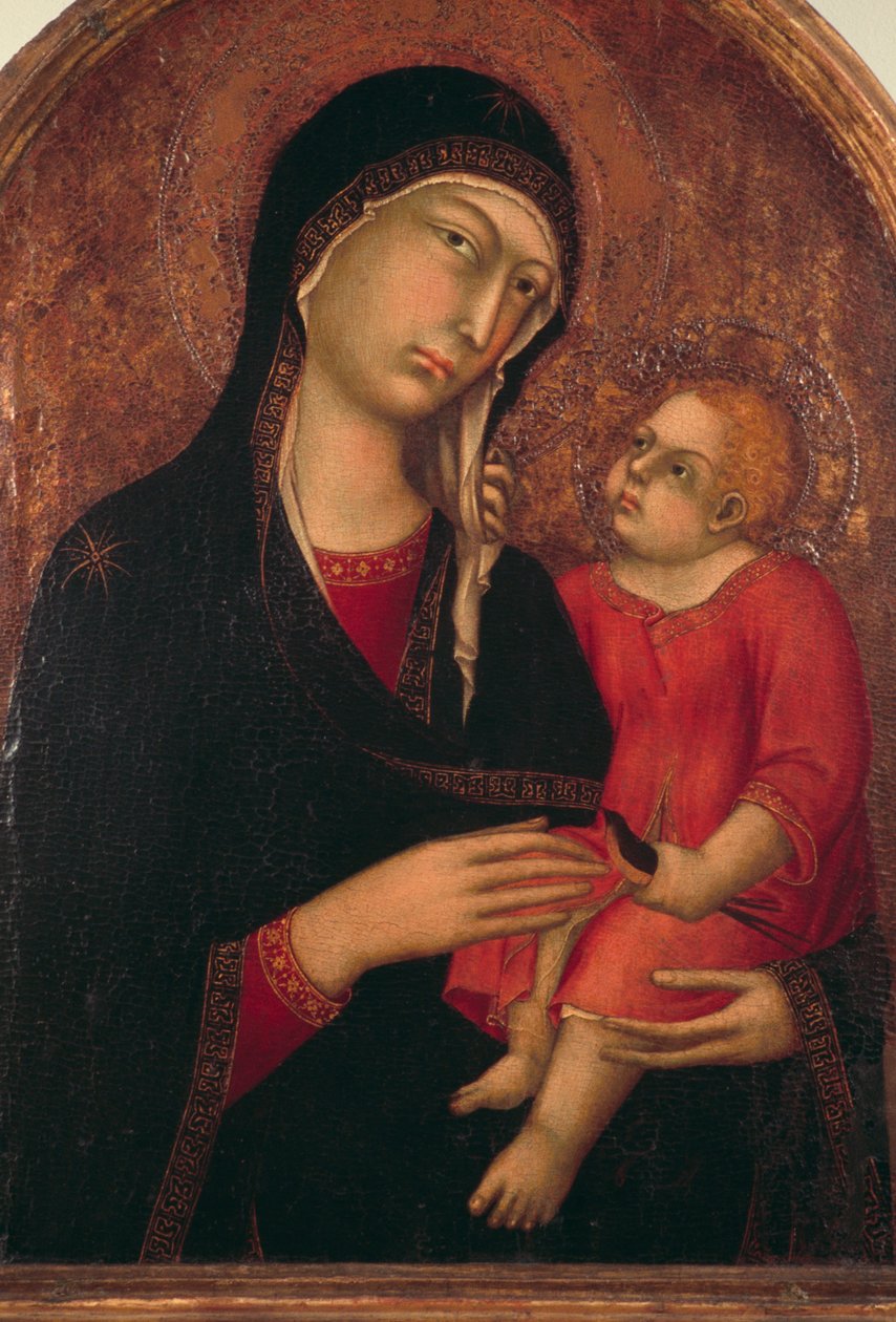 Madonna z Dzieciątkiem autorstwa Simone Martini