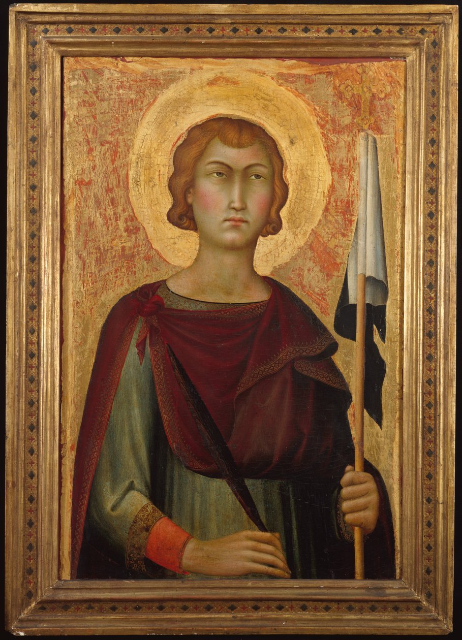 Św. Ansan, ca. 1326. autorstwa Simone Martini