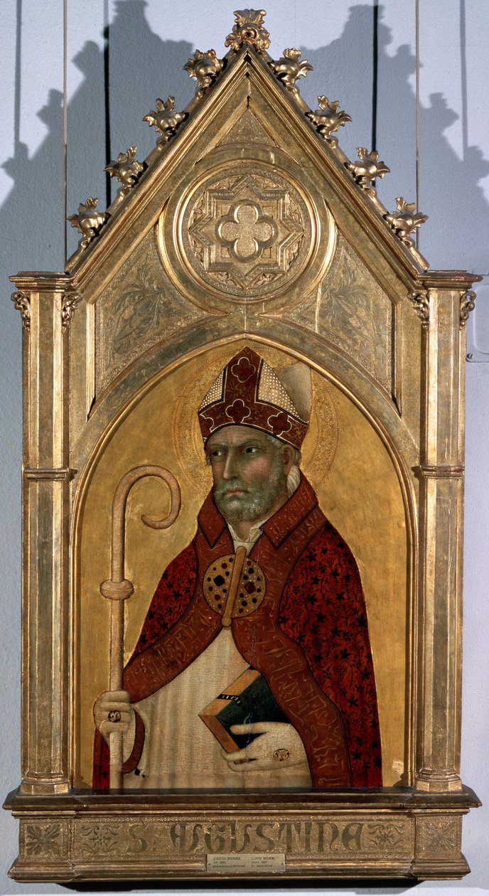 Św. Augustyn, lata 20. XIII wieku. autorstwa Simone Martini
