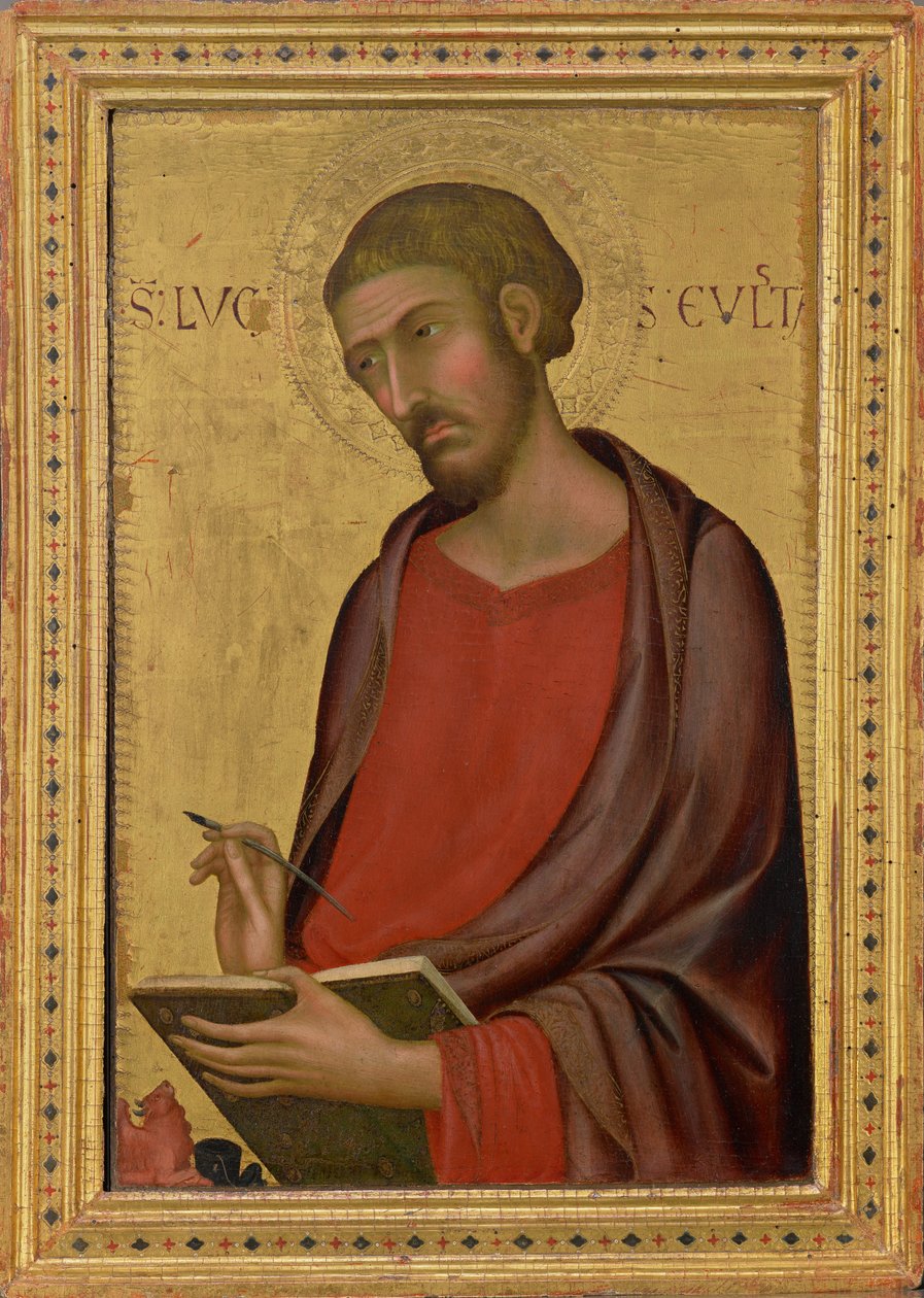Święty Łukasz autorstwa Simone Martini
