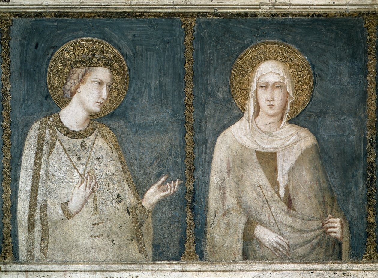 Św Elżbieta Węgierska (lub Turyngii autorstwa Simone Martini