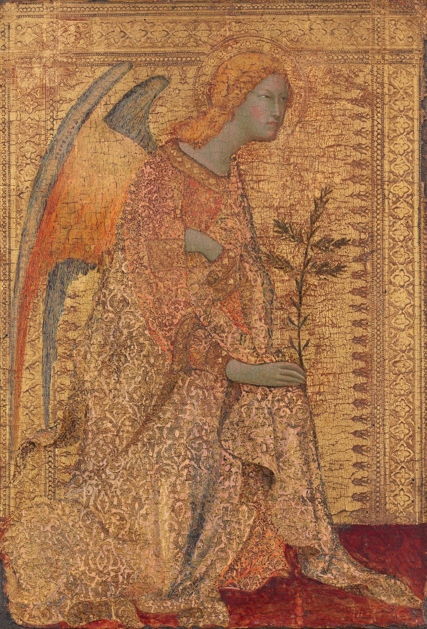 Anioł Zwiastowania autorstwa Simone Martini