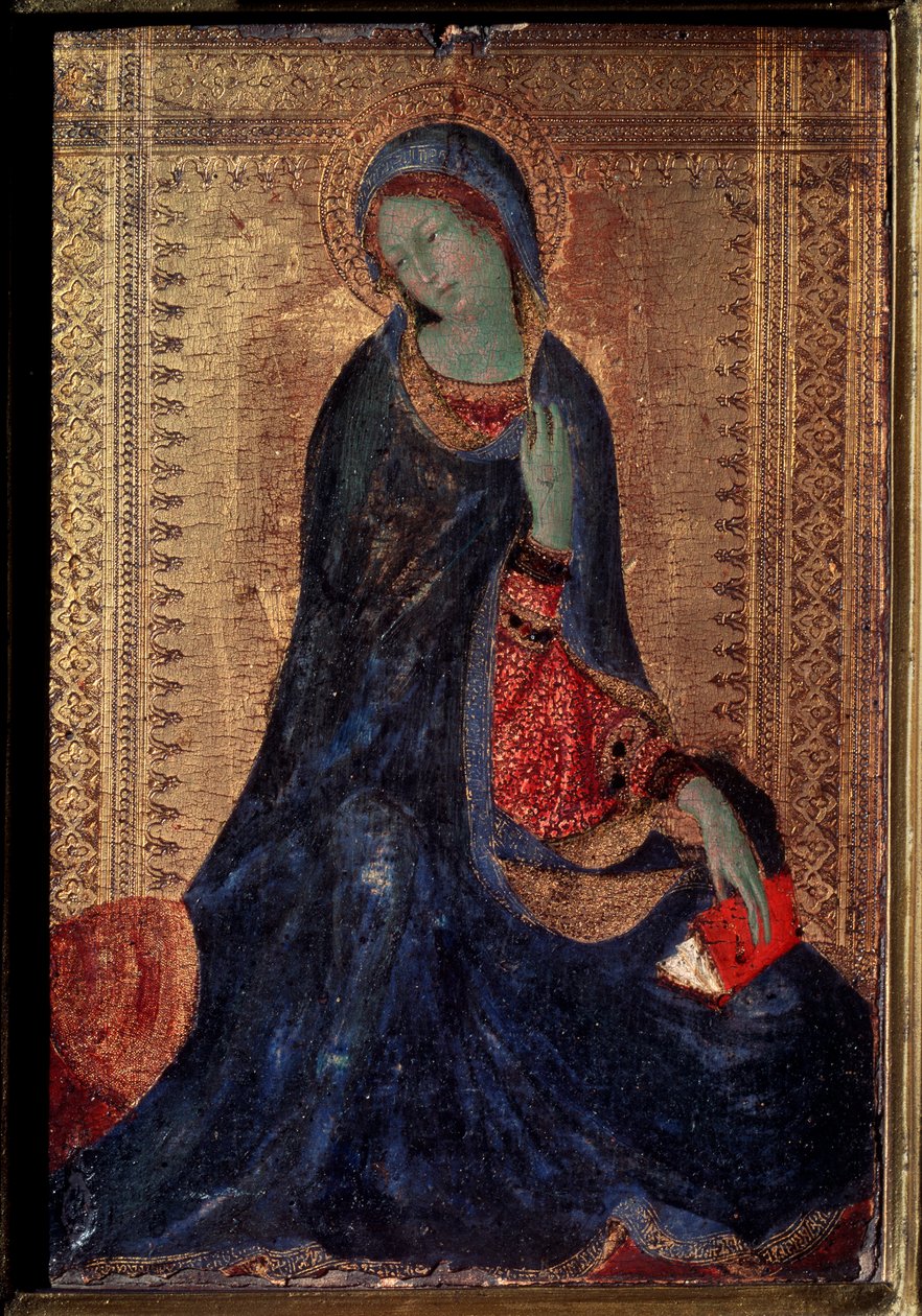 Zwiastowanie Dziewicy, c1340-c1344 autorstwa Simone Martini