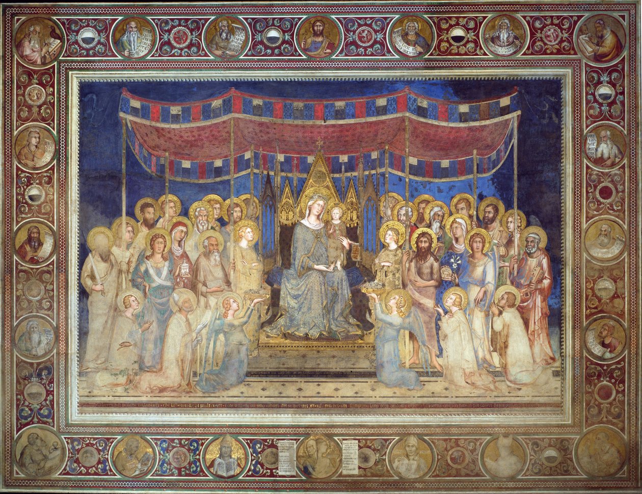 Wysokość, 1315-1321 autorstwa Simone Martini di