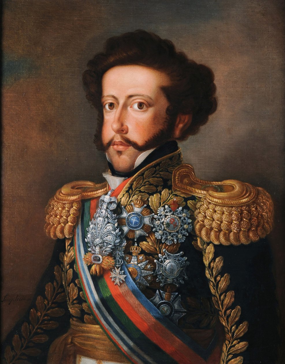 Portret D. Pedro I autorstwa Simplicio Rodrigues de Sa