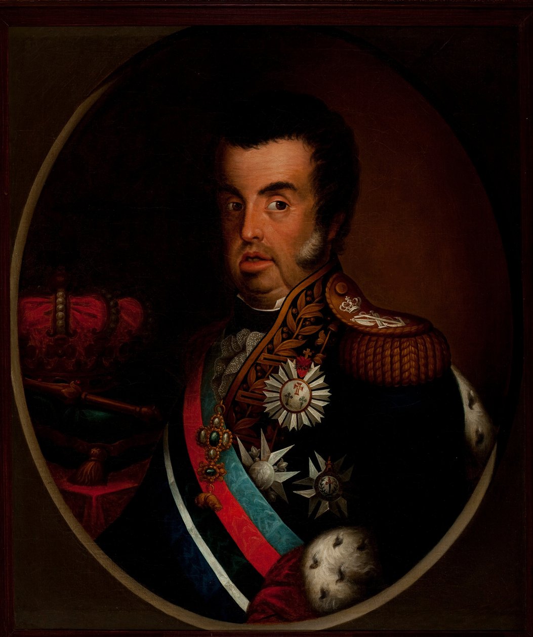 Portret Dom Joao VI (ok. 1820) autorstwa Simplicio Rodrigues de Sa