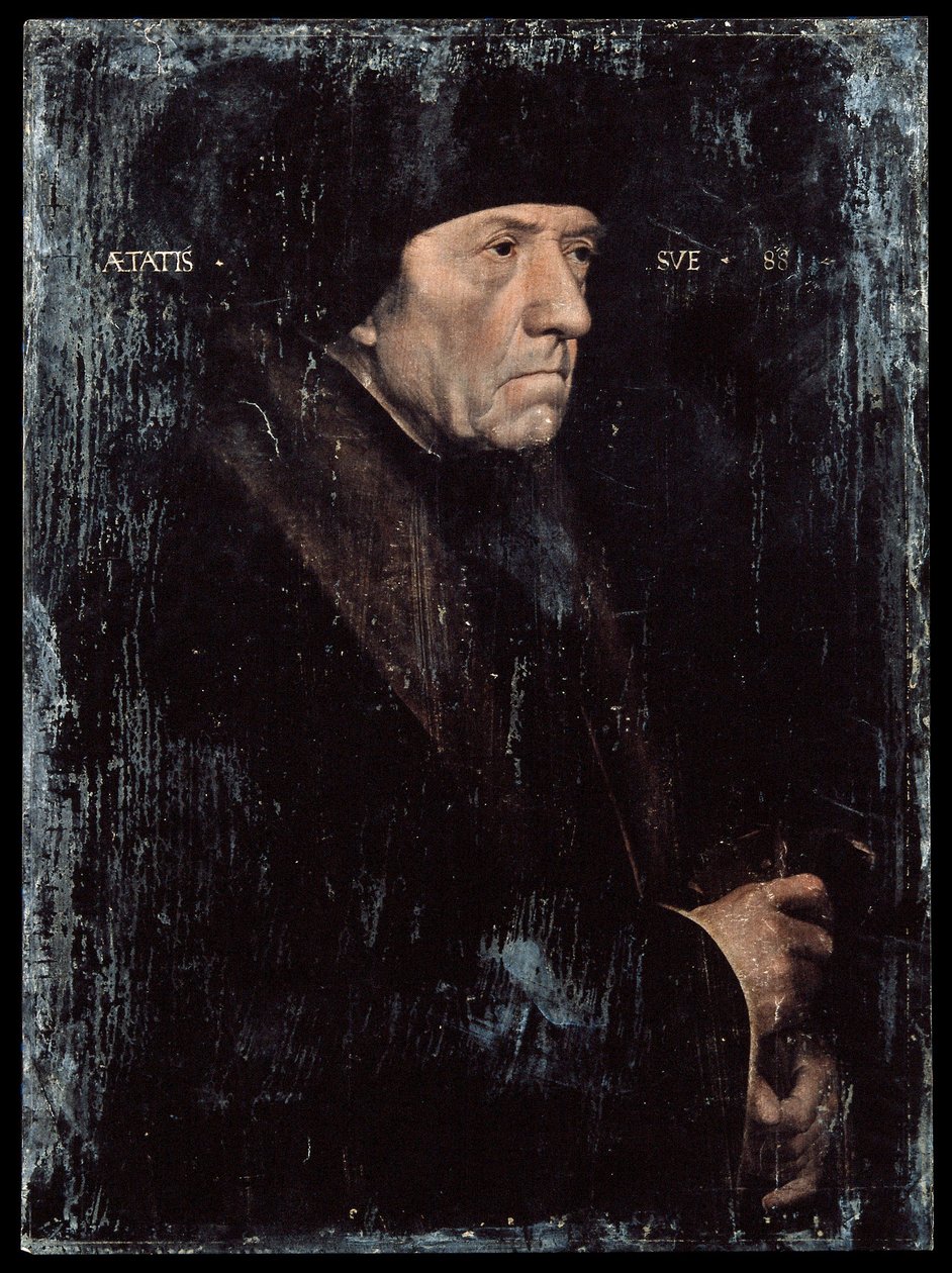 Sir John Chambers. Reprodukcja kolorystyczna obrazu H. Holbeina. Kolekcje ikonograficzne autorstwa Sir John chambers