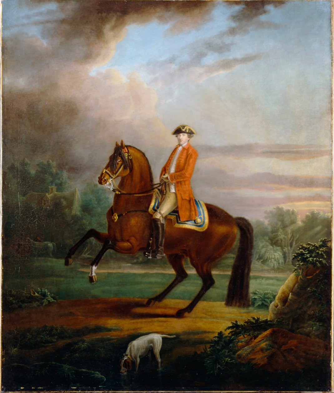 Mężczyzna o imieniu Noel Desenfans na koniu autorstwa Sir Peter Francis Bourgeois