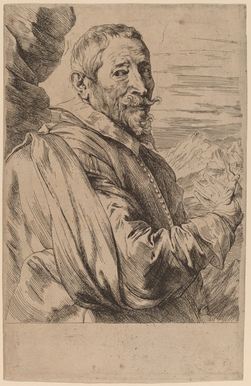 Jodocus de Momper autorstwa Sir Anthony van Dyck