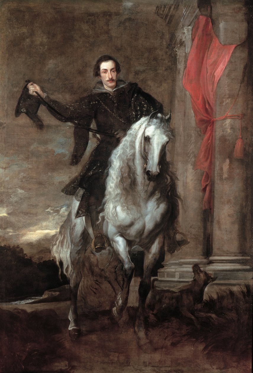 Portret Antona Giulio Brignole Sprzedaż 1605-1662, 1622-1625. autorstwa Sir Anthony van Dyck