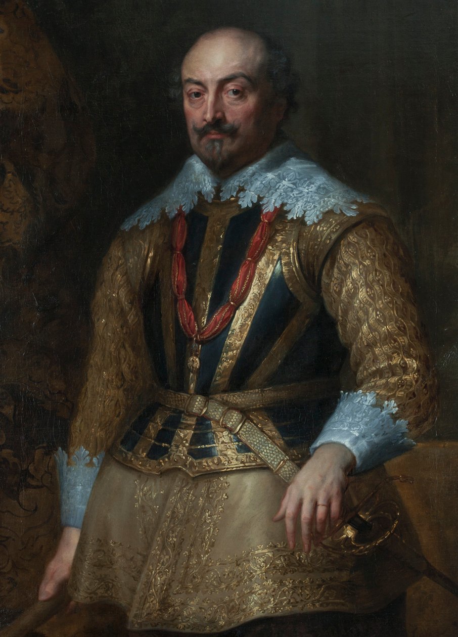Portret Jana VIII z Nassau-Siegen 1583-1638, ok. 1628-1629. autorstwa Sir Anthony van Dyck
