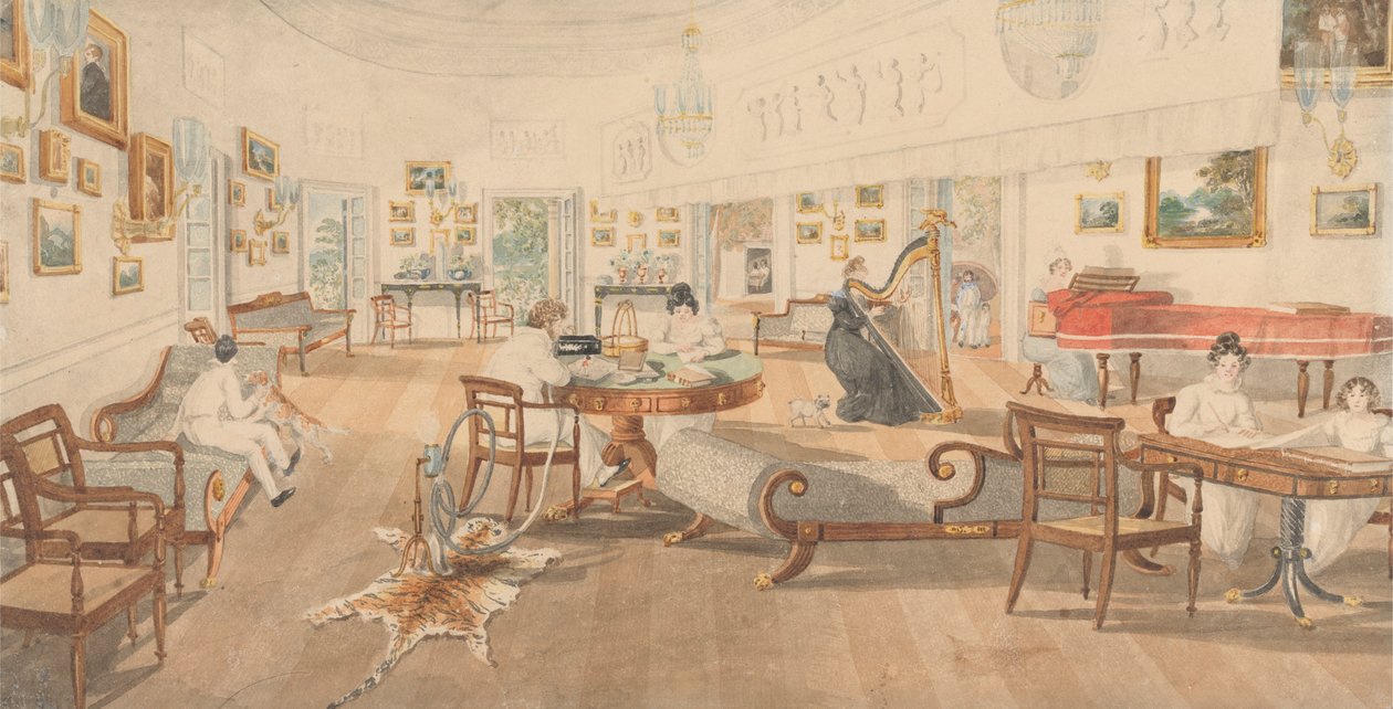 Sala Letnia w Domu Artysty w Patnej autorstwa Sir Charles D