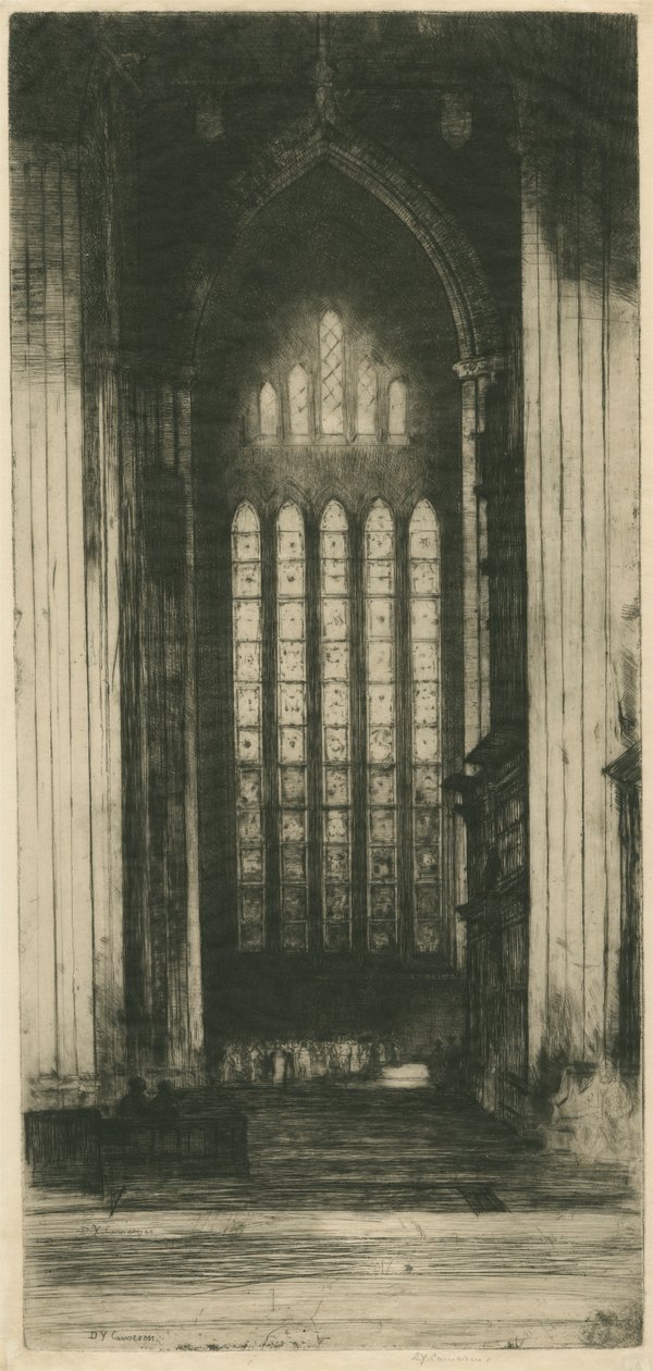 Pięć sióstr, York Minster autorstwa Sir David Young Cameron