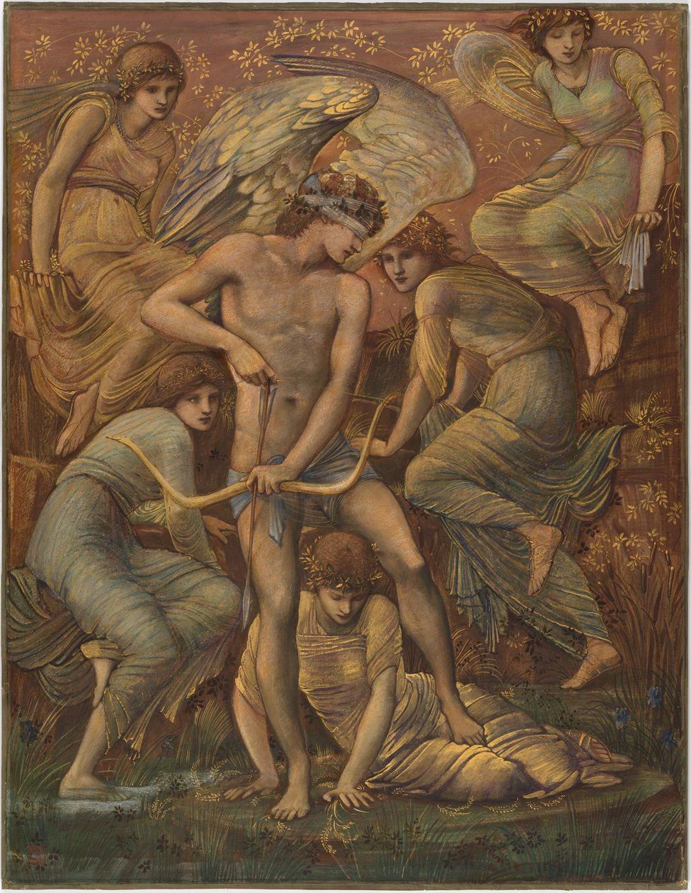 Pola łowieckie Kupidyna autorstwa Sir Edward Burne Jones