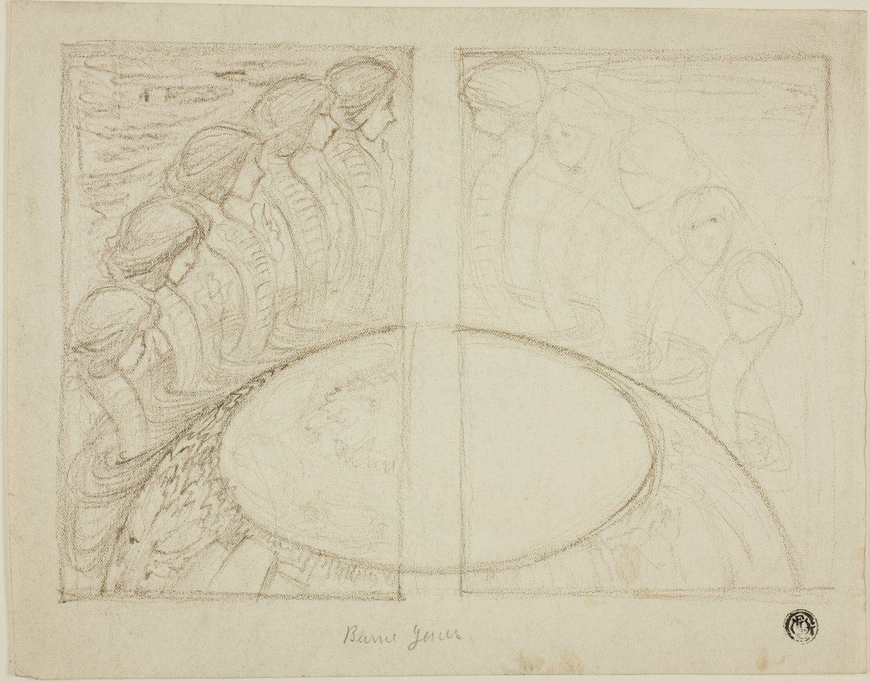 Wężowe kobiety na całym świecie autorstwa Sir Edward Burne Jones