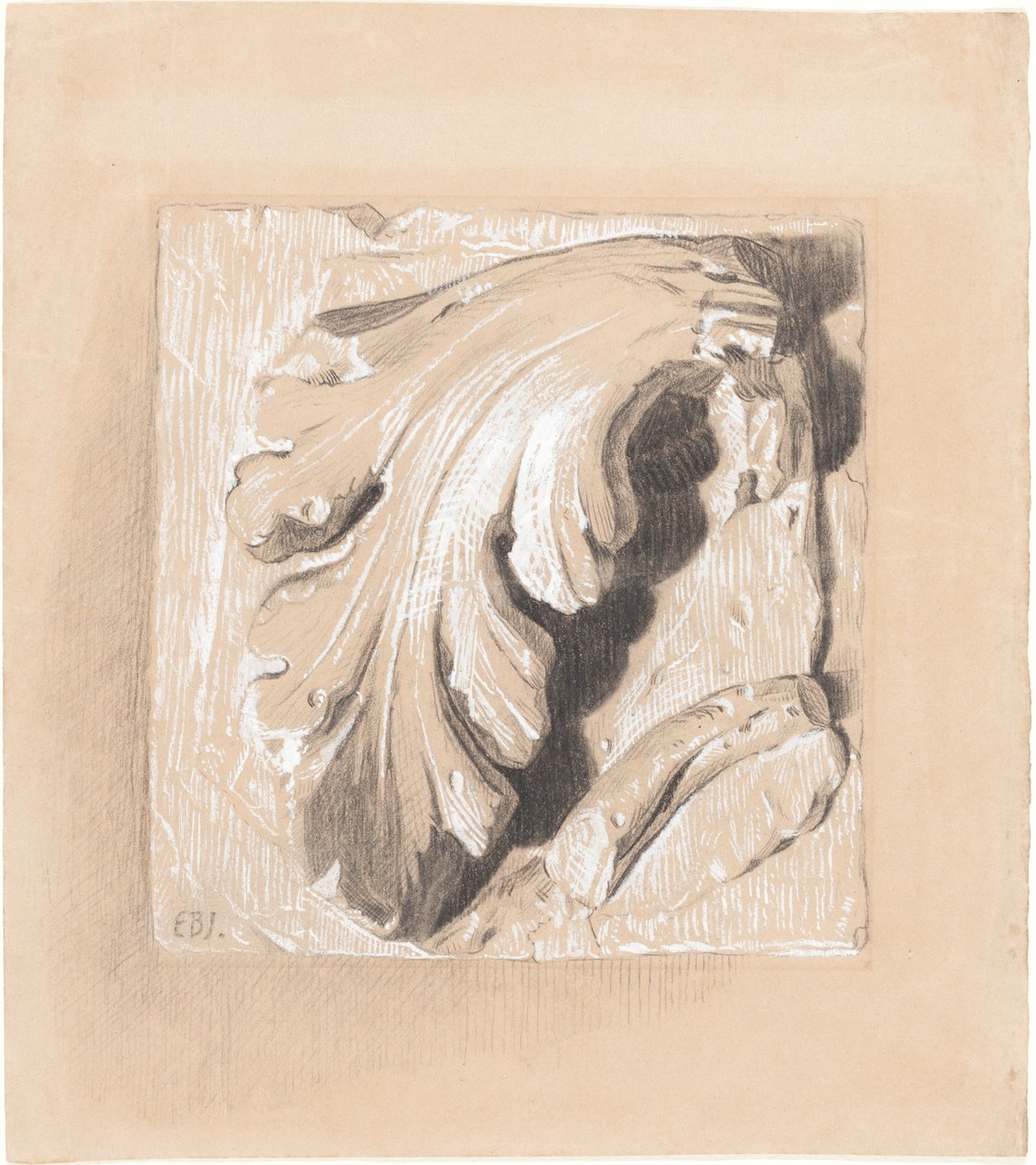 Fragment antycznego fryzu autorstwa Sir Edward Coley Burne Jones
