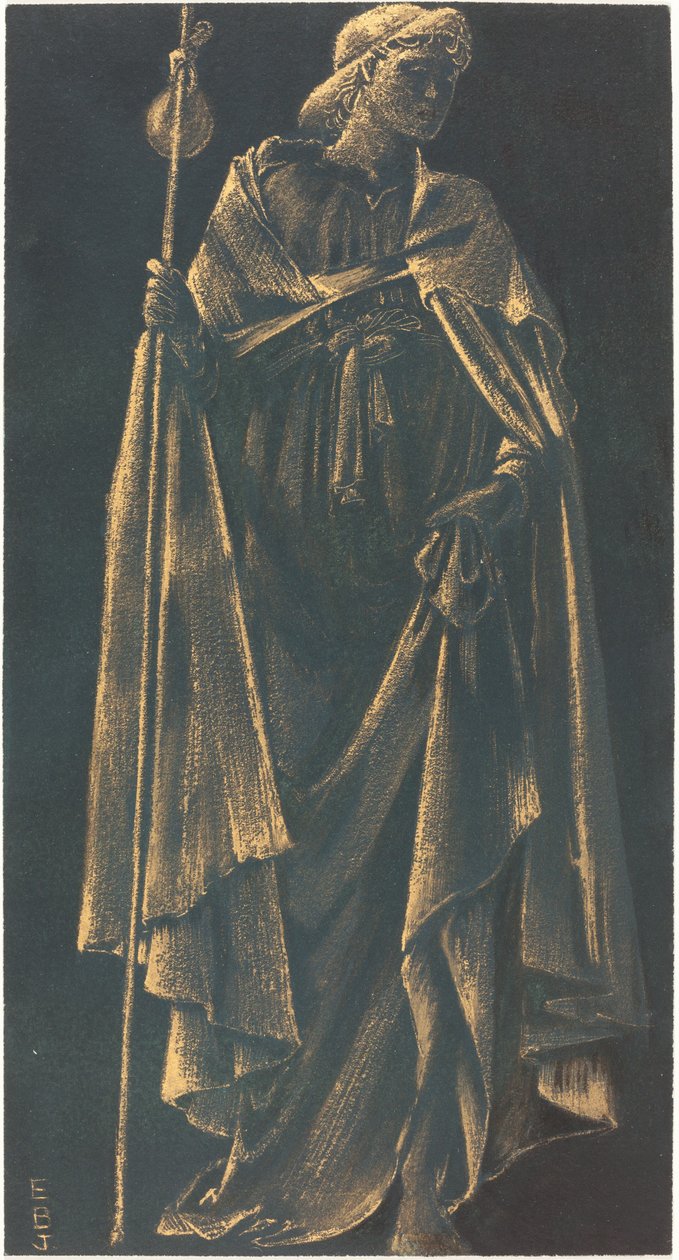 Posługujący Anioł autorstwa Sir Edward Coley Burne Jones